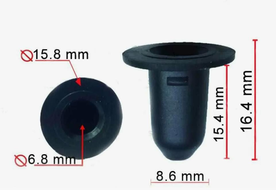 Клипса пластиковая для Audi, Seat, Skoda, Volkswagen ОЕМ: 3C0853586. (внутренняя отделка).